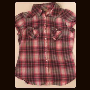 Arizona Jean Company Sleeveless Flannel